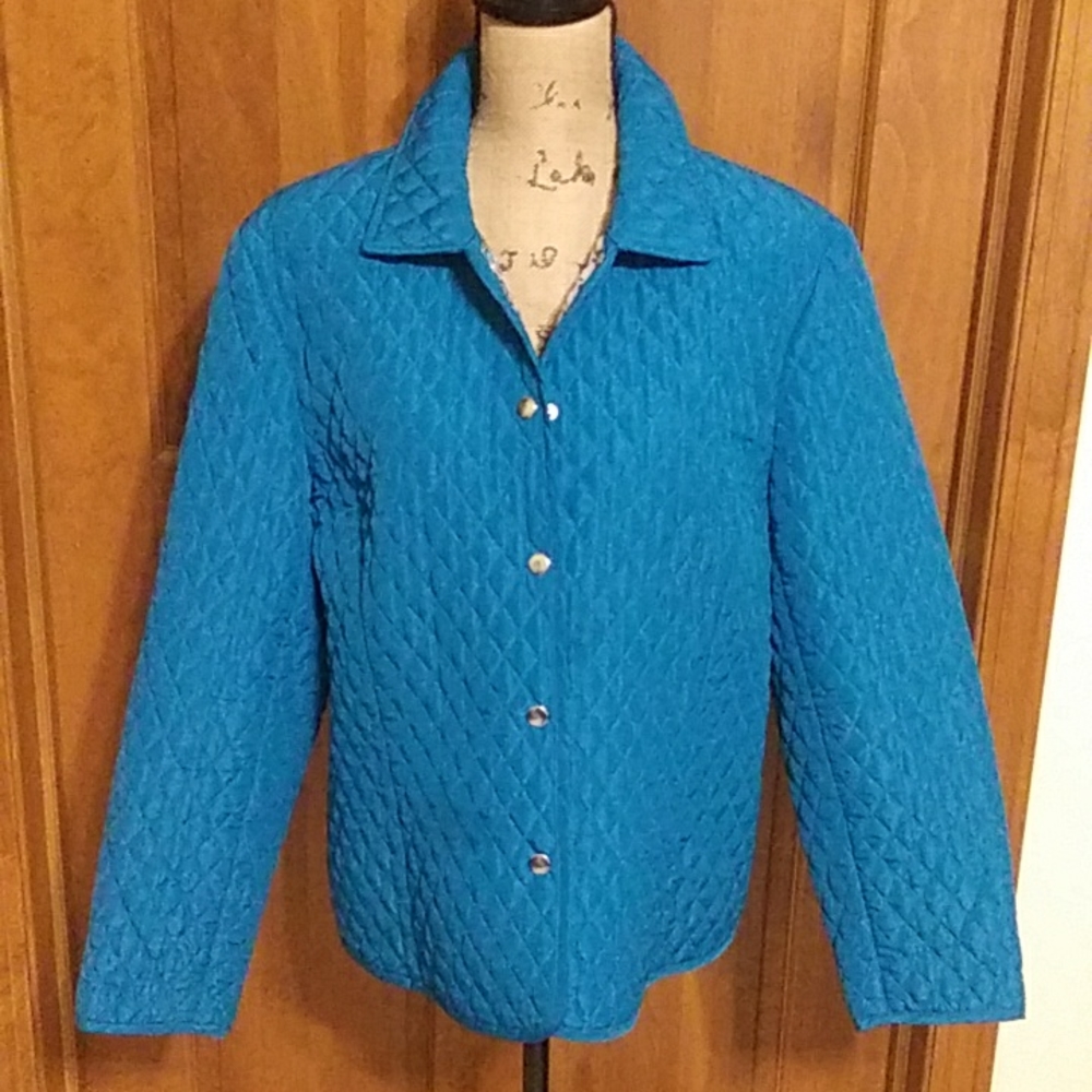 Tara Jones oversize quilted jacket, VGUC